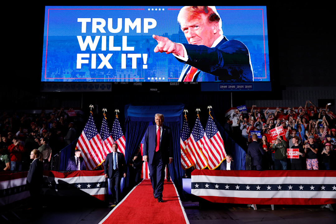 Donald Trump campaigns In Michigan (Photo by Chip Somodevilla, Getty Images)